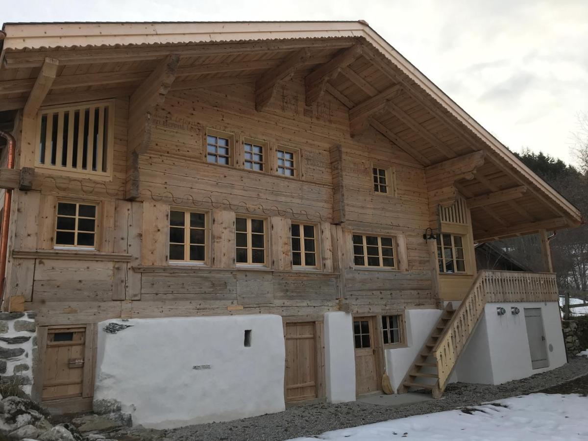 Bed and Breakfast Au Pre Des Chevaux Chateau-d'Oex Exterior foto