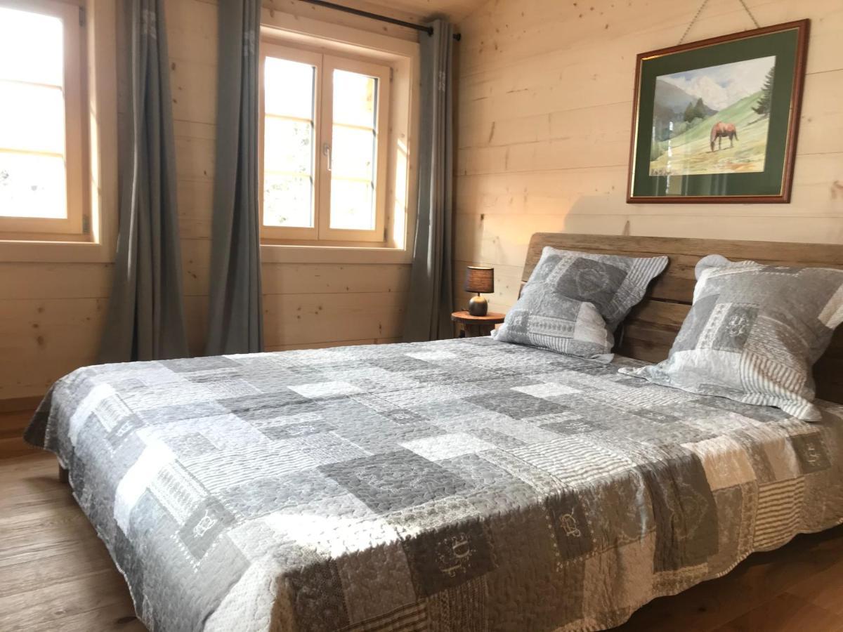 Bed and Breakfast Au Pre Des Chevaux Chateau-d'Oex Exterior foto